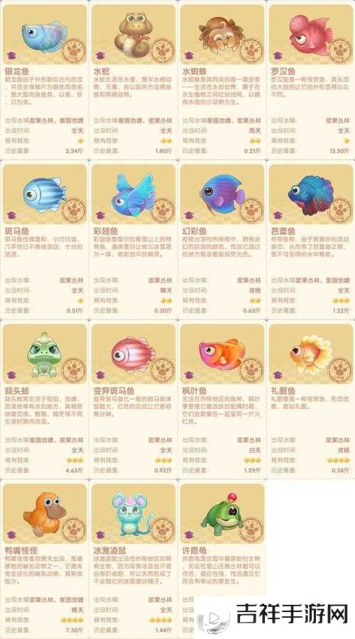 摩尔庄园奶茶鱼,珍稀鱼种的钓取攻略