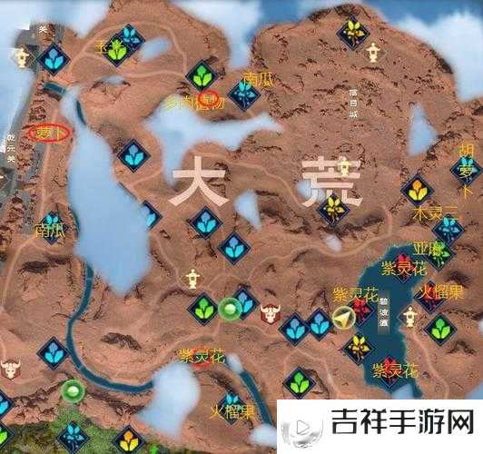 太荒初境材料分布图一览及地图位置汇总